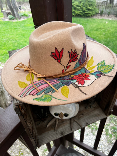 Hummingbird Felt Hat