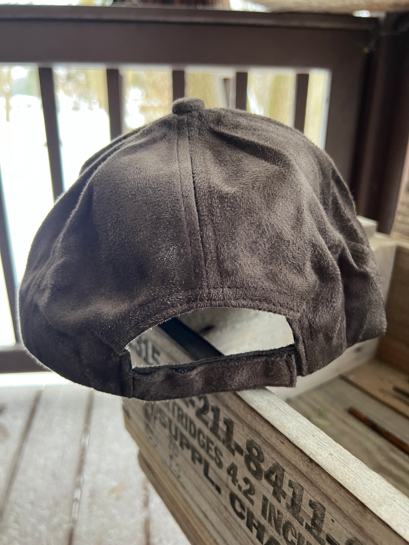 Mountain and Buck Burned Baseball Cap