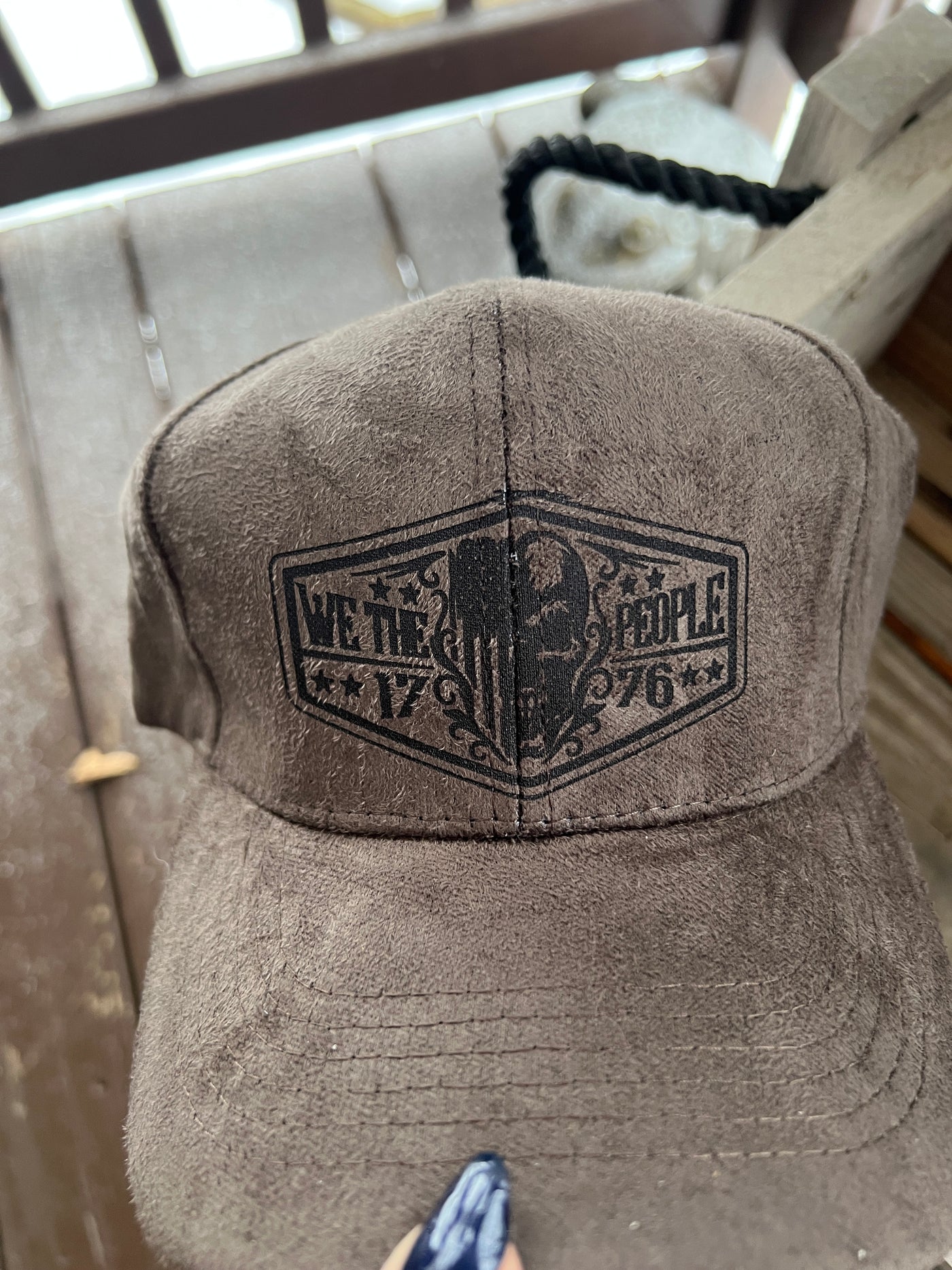 We The People Burned Baseball Cap