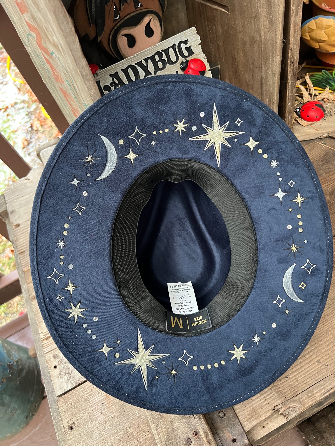 Navy Blue Celestial Hat