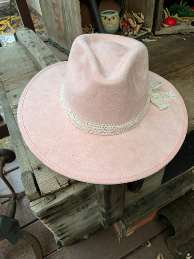 Baby Pink Sunflower Hat