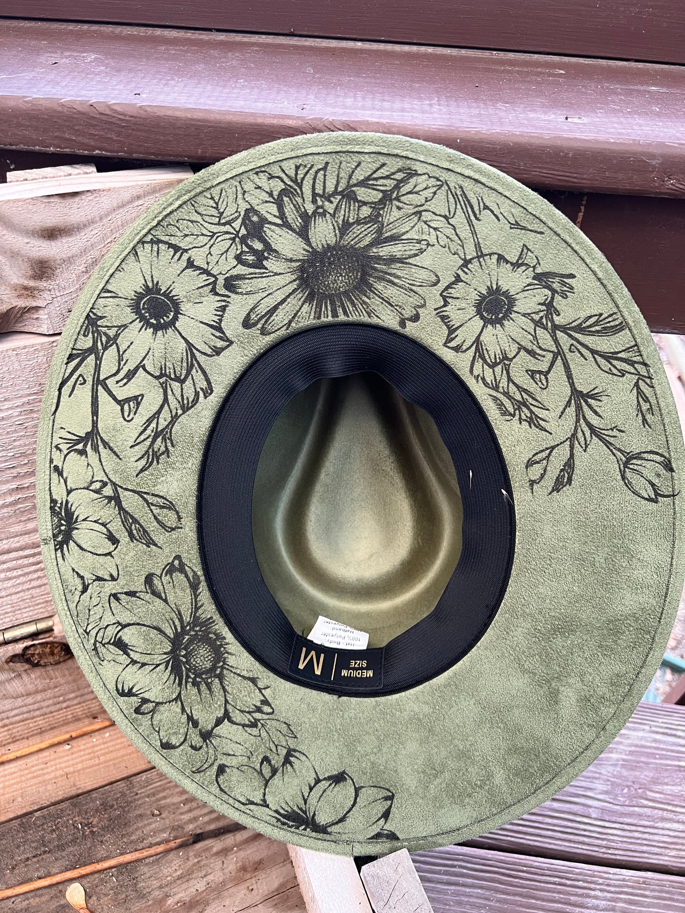 Sage Green Wildflower Rancher Hat