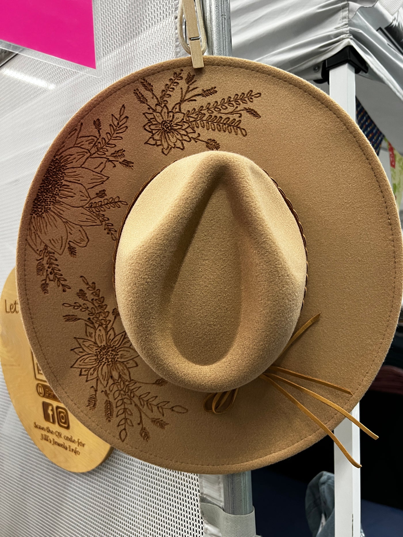 Sunflower Tan Felt Hat