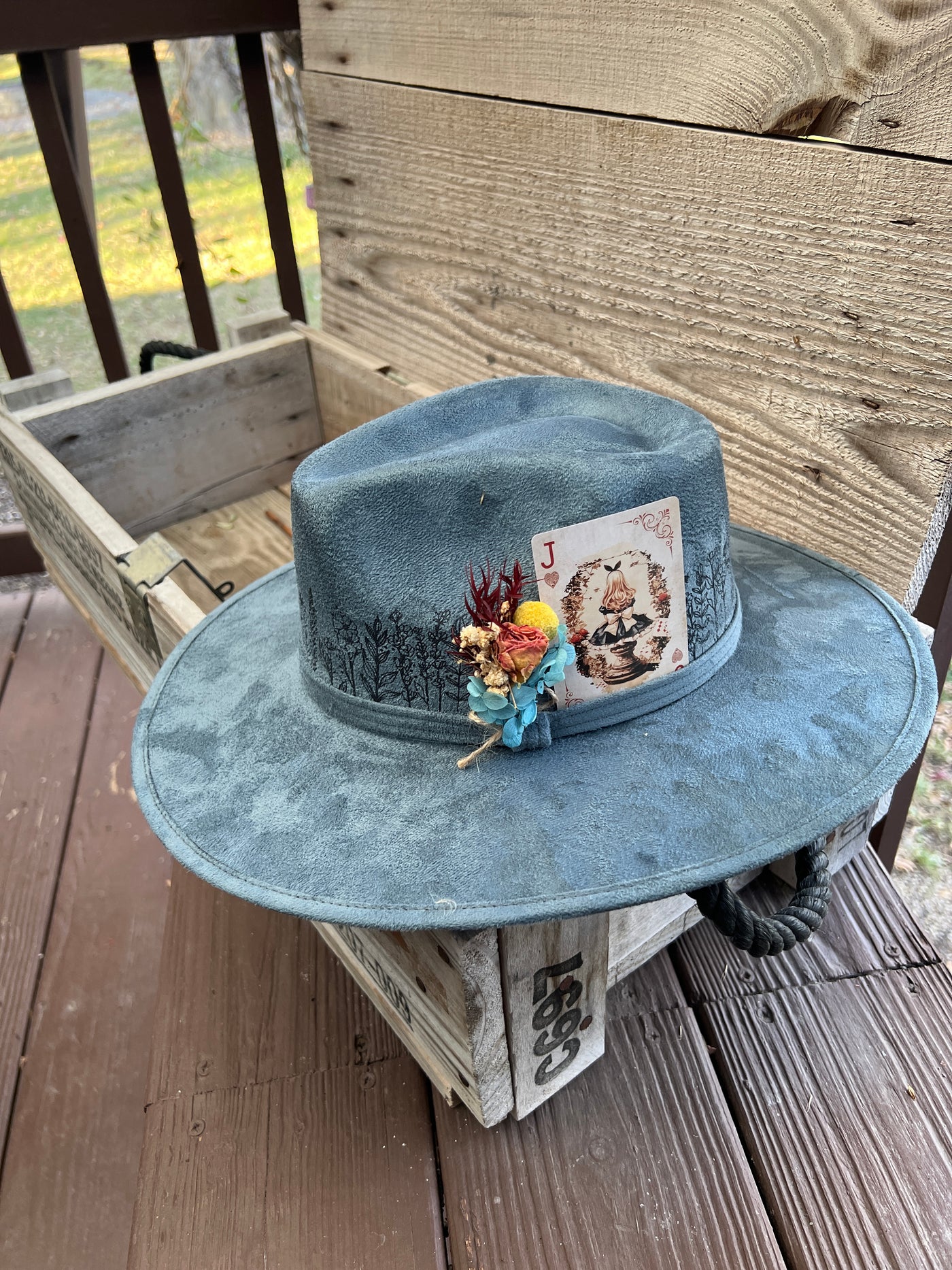 Blue Jean Wildflower Rancher Hat