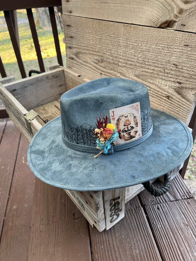 Blue Jean Wildflower Rancher Hat