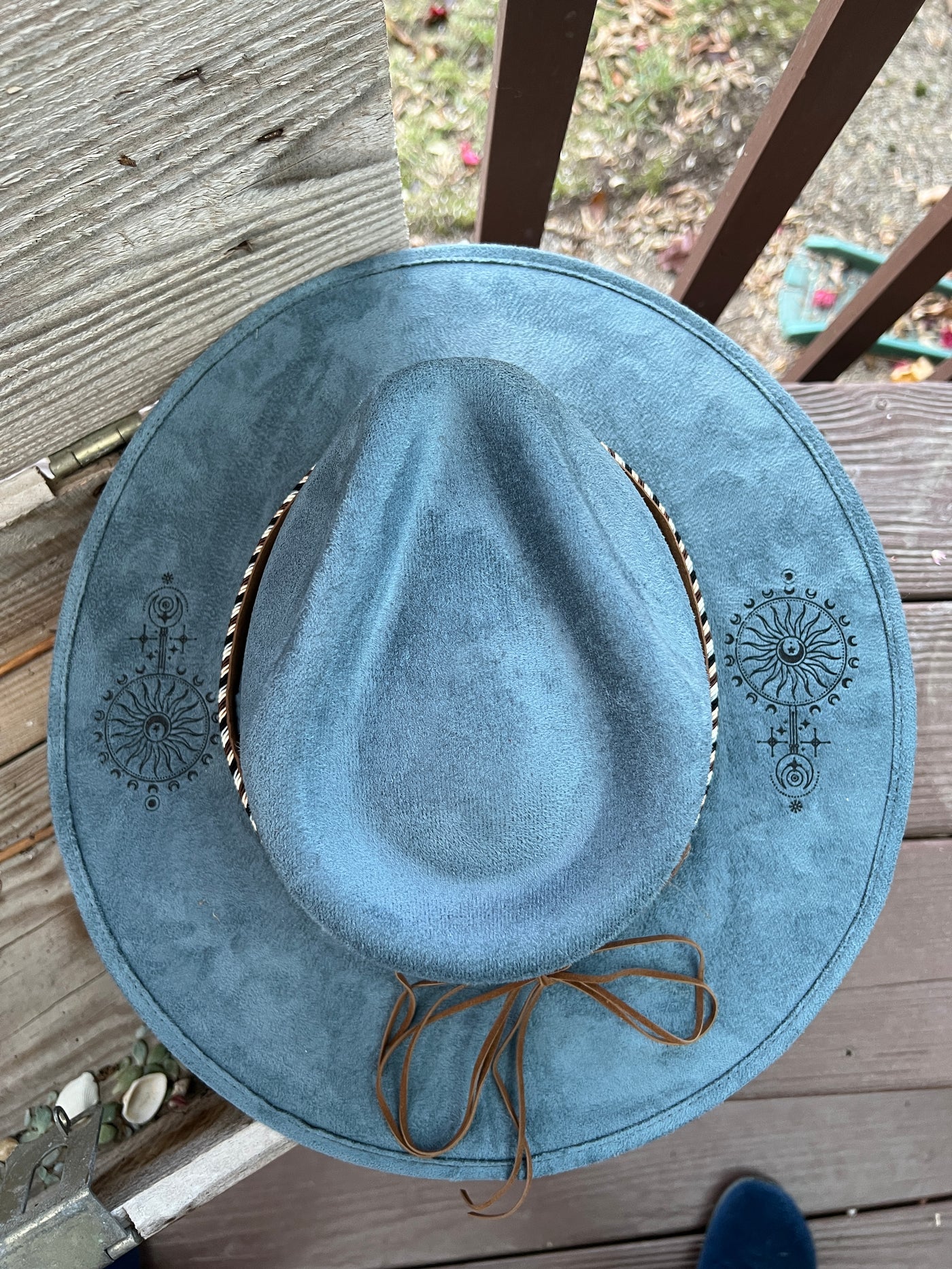 Blue Celestial Boho Rancher Hat