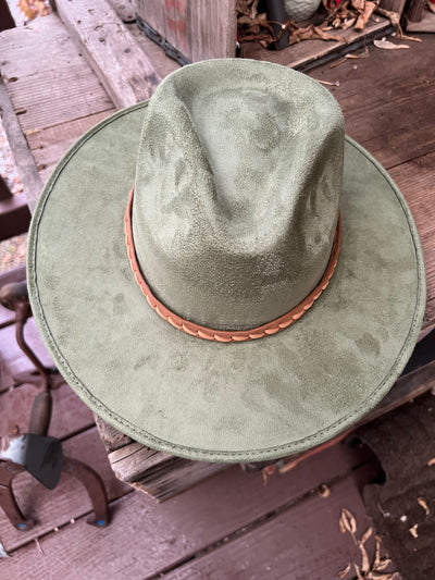 Sage Green Daisy Hat