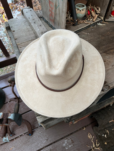 Wildflower Tan Microfiber Hat