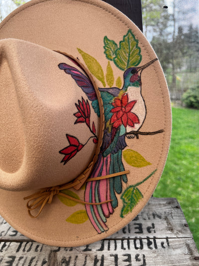 Hummingbird Felt Hat