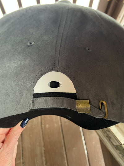 Gray Dog Paw Burned Baseball Cap