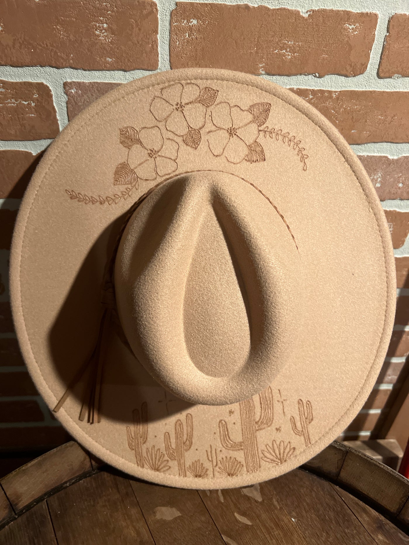 Tan Southwestern Felt Hat