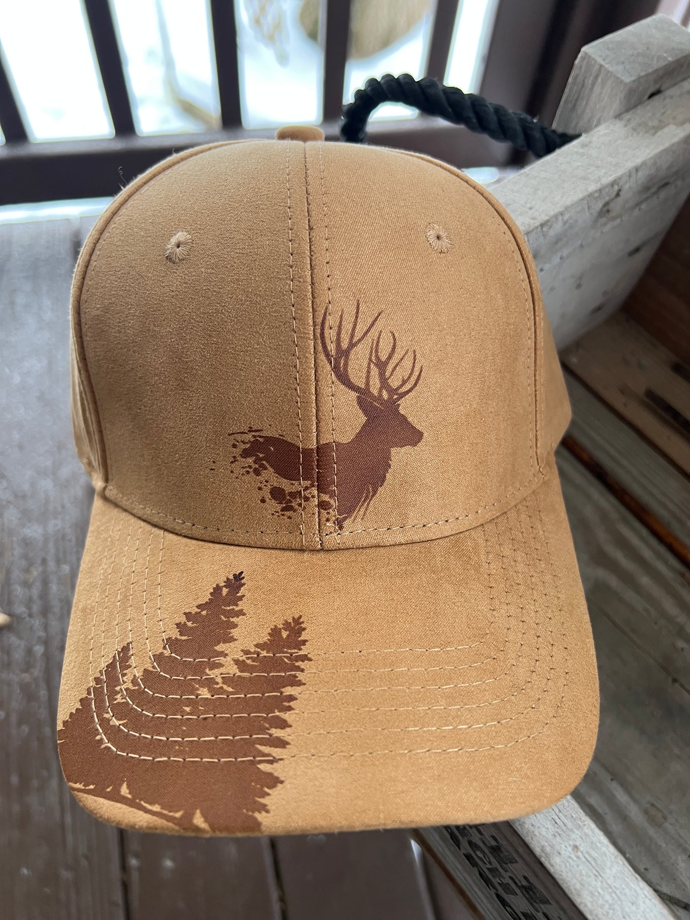 Buck Design Burned Baseball Cap