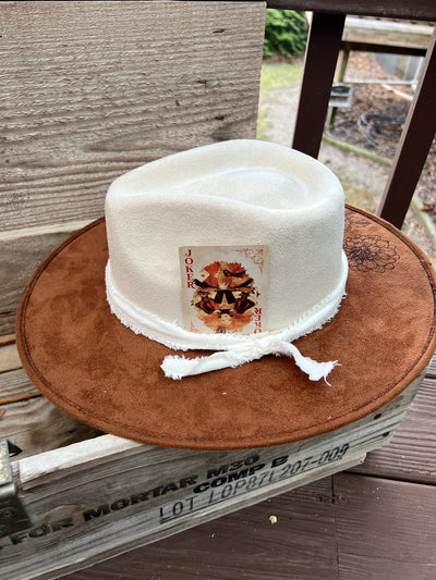 Two Tone Dahlia Rancher Hat