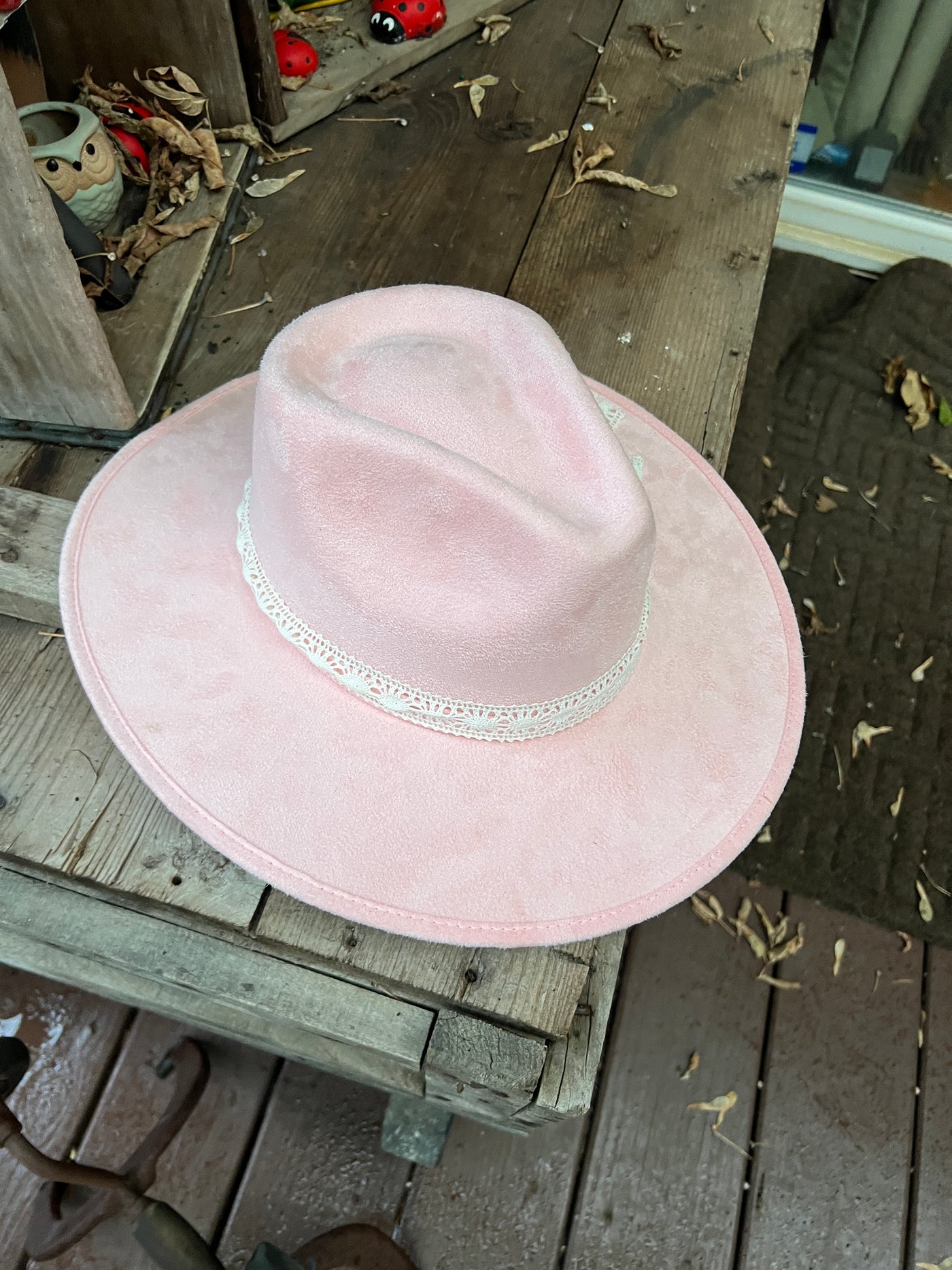 Baby Pink Sunflower Hat