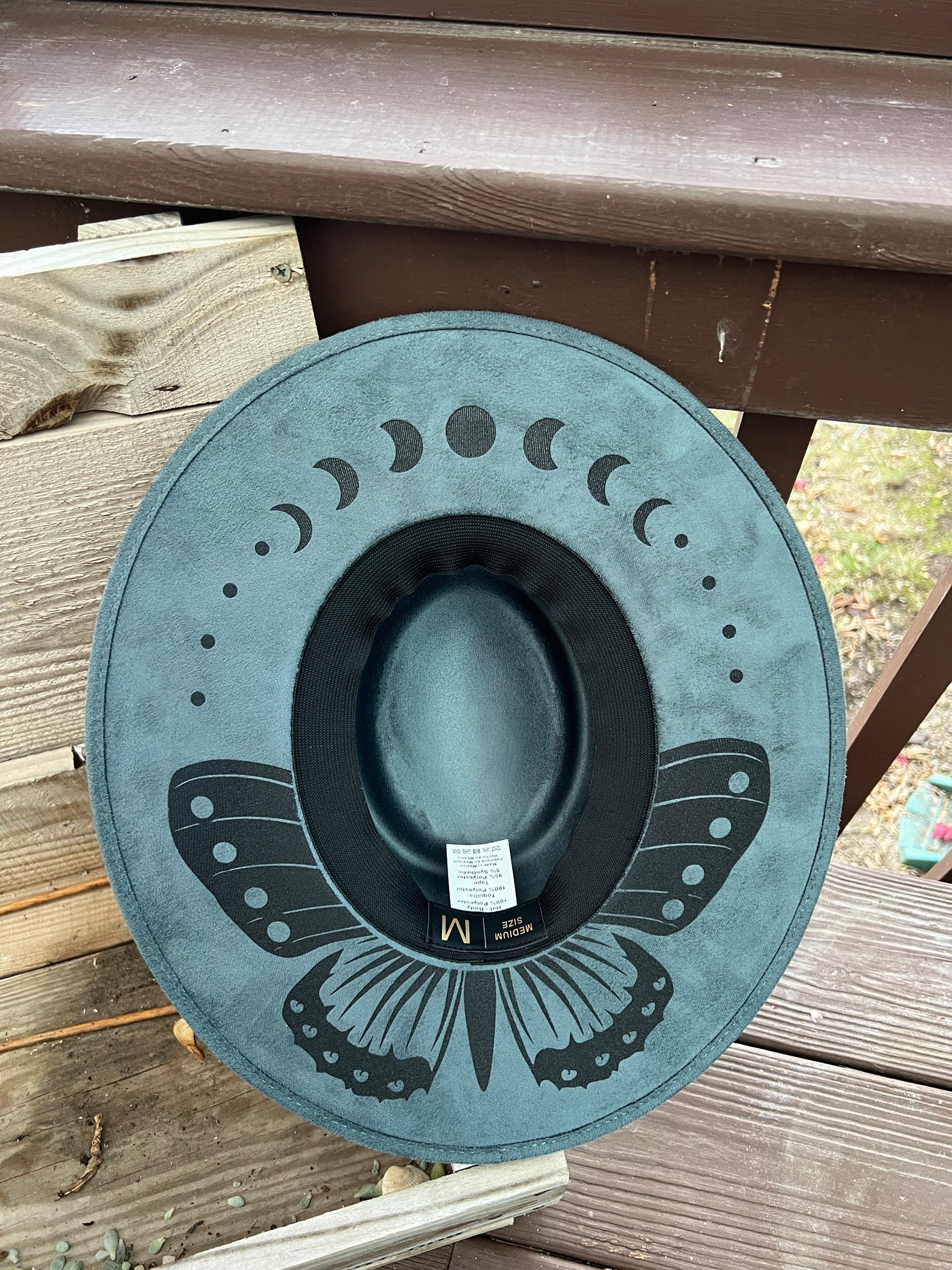 Blue Jean Celestial Boater Hat