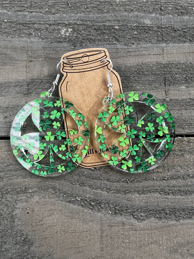 Four Leaf Clover St. Patty's Day Earrings
