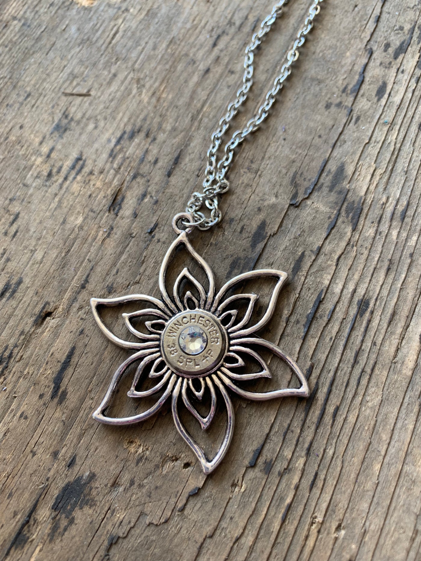 Large Flower 38 Special Necklace - Jill's Jewels | Unique, Handcrafted, Trendy, And Fun Jewelry