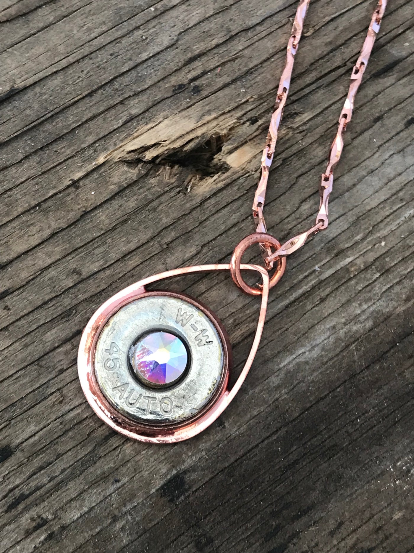 Rose gold teardrop Necklace - Jill's Jewels | Unique, Handcrafted, Trendy, And Fun Jewelry