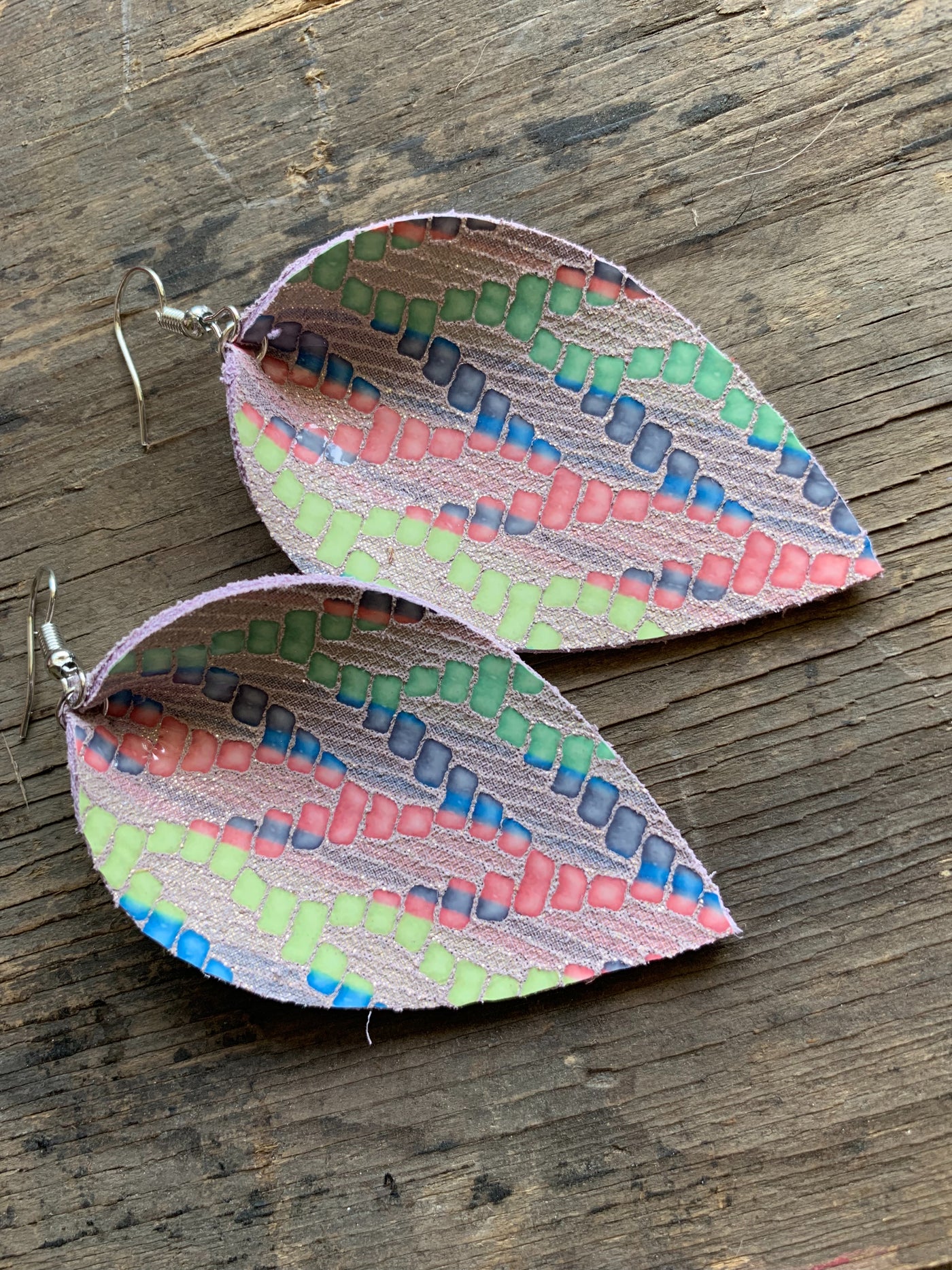 Rainbow Tribal Earrings - Jill's Jewels | Unique, Handcrafted, Trendy, And Fun Jewelry