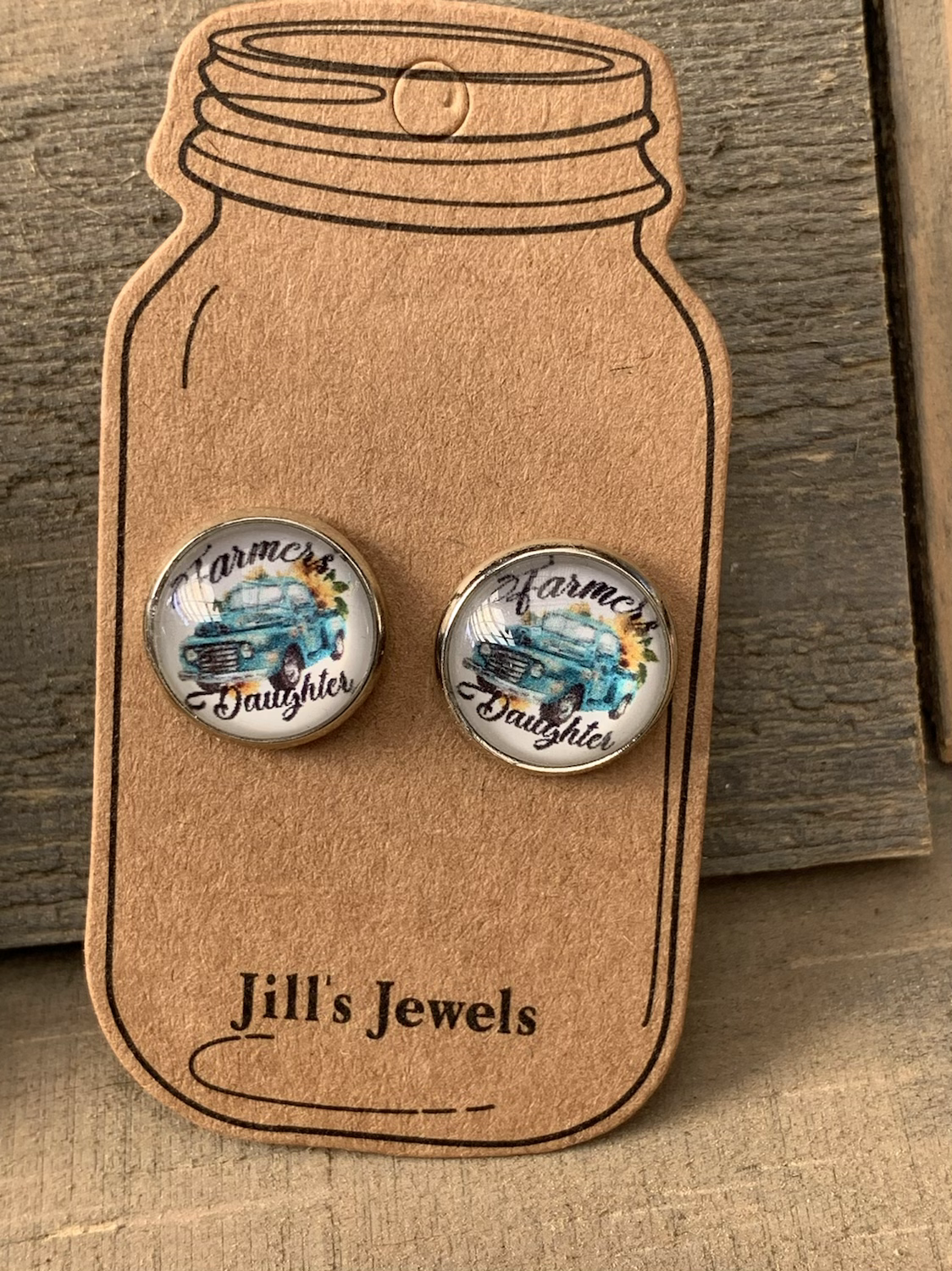 Farmers Daughter Stud Earrings - Jill's Jewels | Unique, Handcrafted, Trendy, And Fun Jewelry