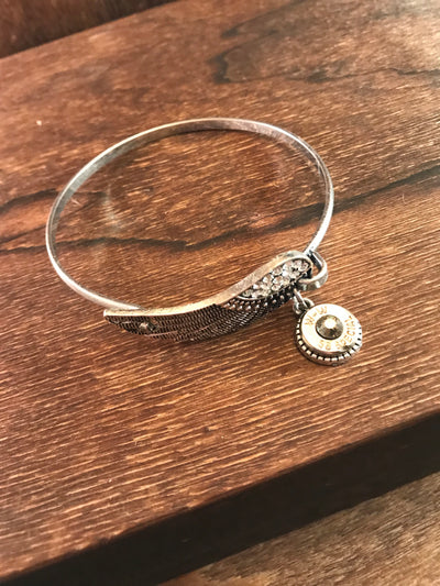 Antique silver feather bracelet - Jill's Jewels | Unique, Handcrafted, Trendy, And Fun Jewelry