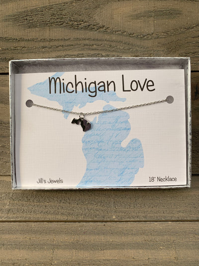 Tiny Michigan Home Necklace - Jill's Jewels | Unique, Handcrafted, Trendy, And Fun Jewelry