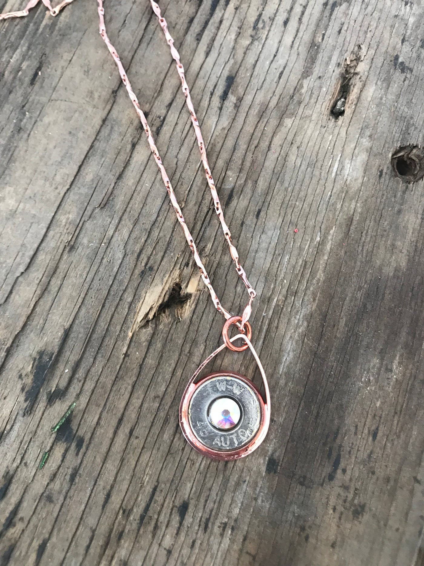 Rose gold teardrop Necklace - Jill's Jewels | Unique, Handcrafted, Trendy, And Fun Jewelry