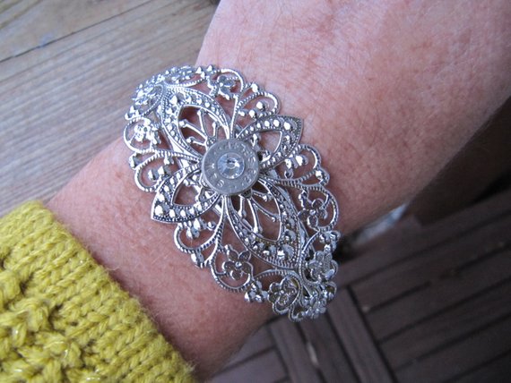 Bullet Bracelet-38 Special Filigree Cuff - Jill's Jewels | Unique, Handcrafted, Trendy, And Fun Jewelry