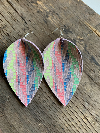 Rainbow Tribal Earrings - Jill's Jewels | Unique, Handcrafted, Trendy, And Fun Jewelry