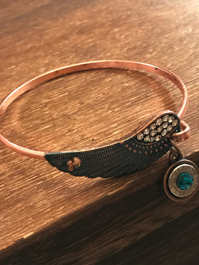 Antique copper feather bracelet - Jill's Jewels | Unique, Handcrafted, Trendy, And Fun Jewelry